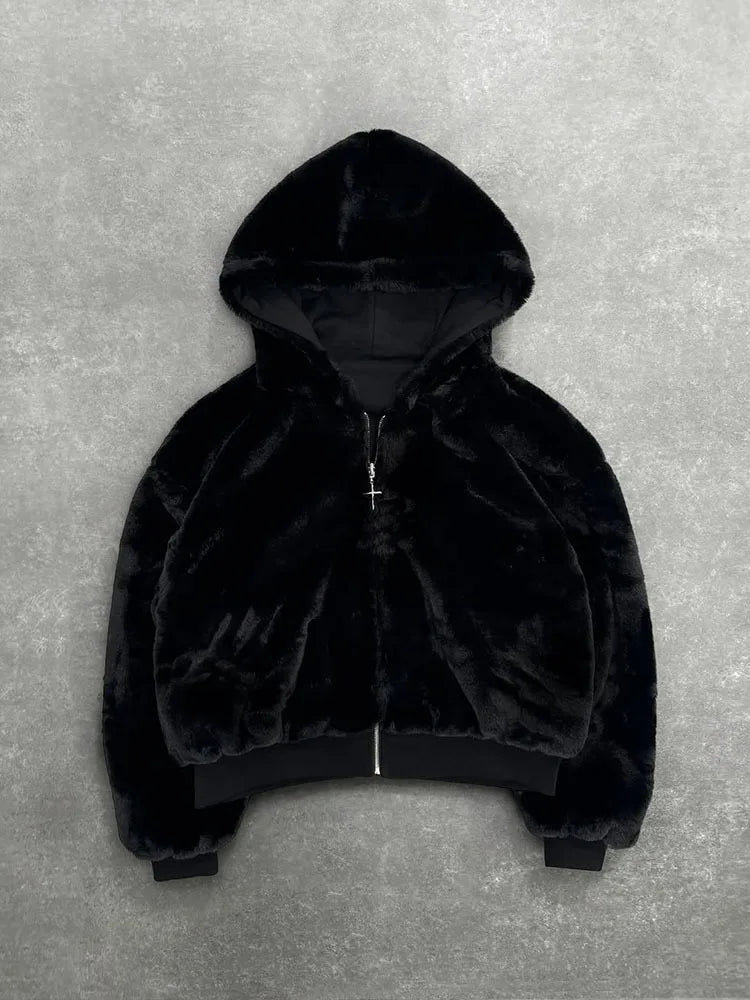 Mind of Life Leopard Reverse Hoodie