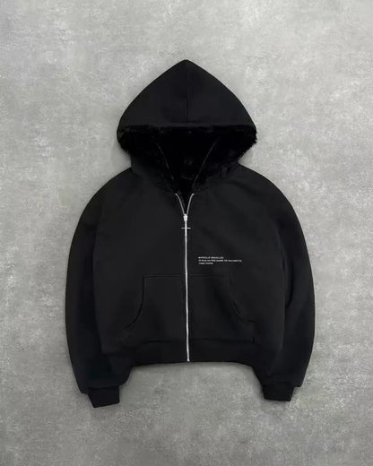 Mind of Life Leopard Reverse Hoodie®