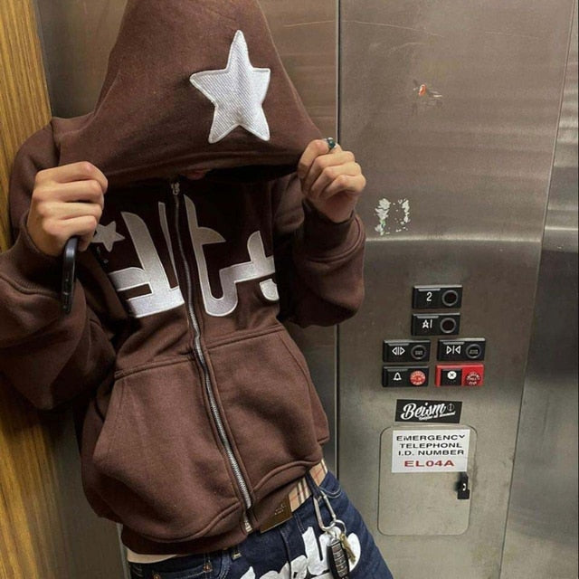 Star best sale zip hoodie